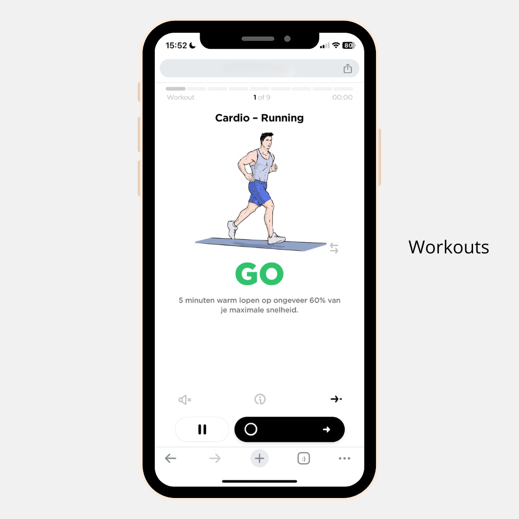 Fitness schema op maat